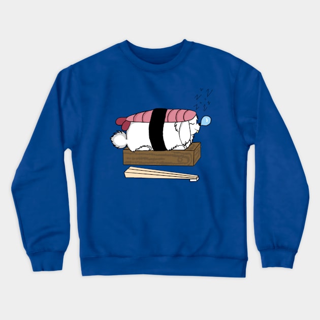 Sushi Bunny Crewneck Sweatshirt by SnoKonKonArts